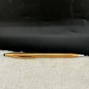 Vintage Cross Mechanical Pencil Gold 1/12 10K Gold Filled Ribbed 5.25in